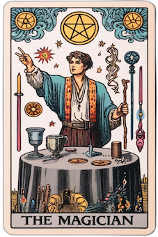 The Magician tarot card