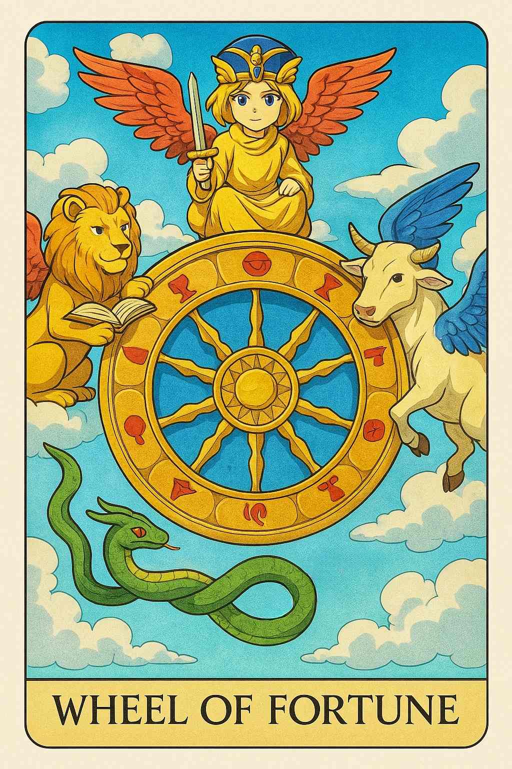 Wheel of Fortune tarot card