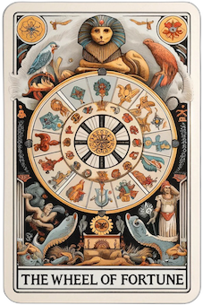 Wheel of Fortune tarot card