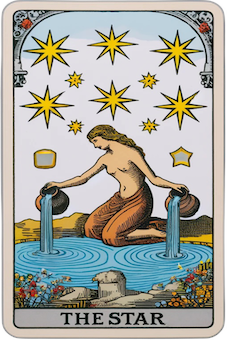 The Star tarot card