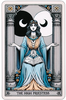 The High Priestess tarot card