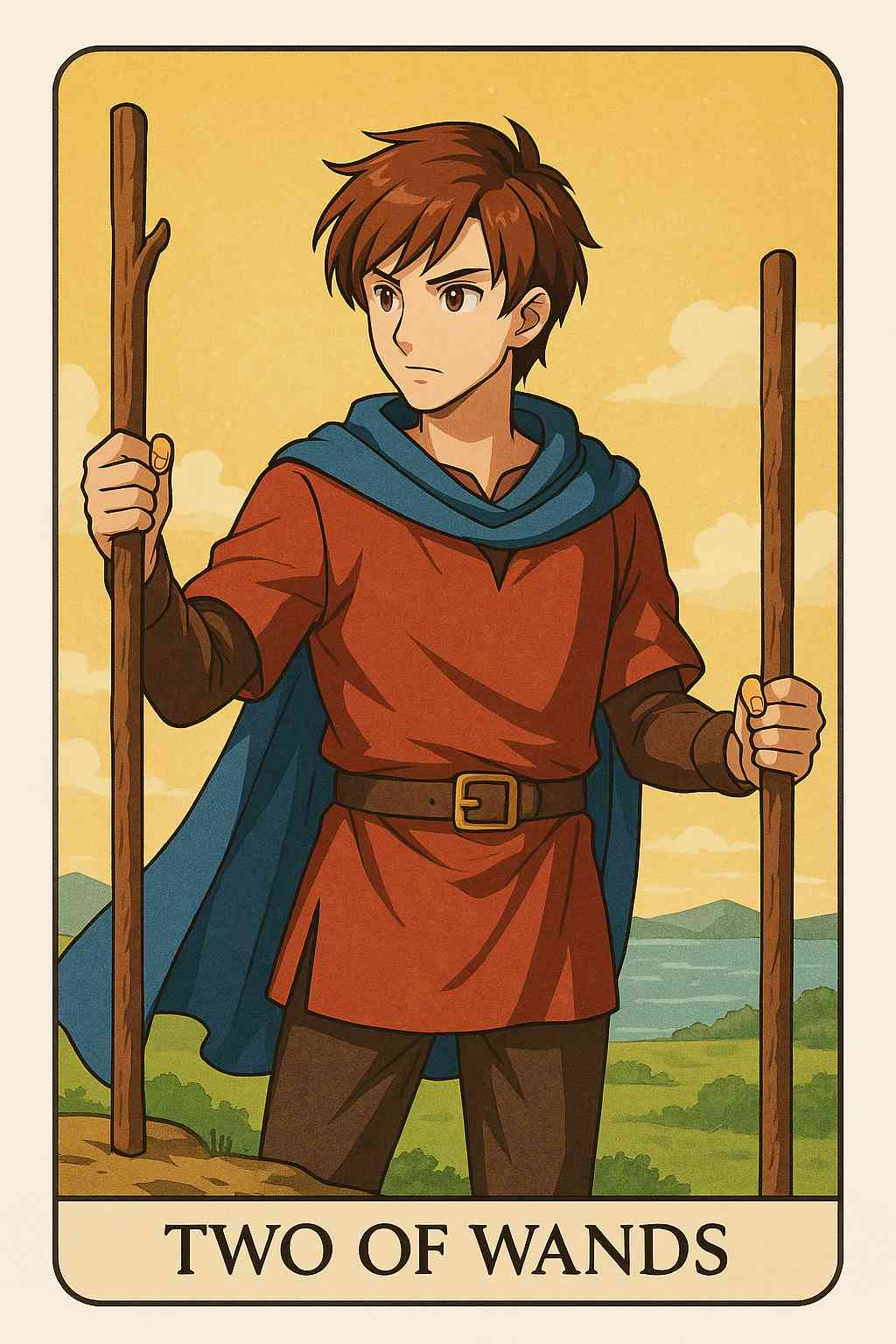 Two of Wands tarot card