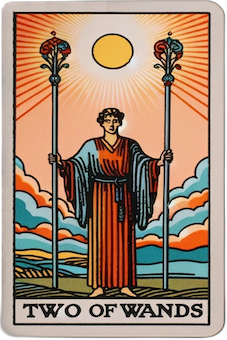 Two of Wands tarot card