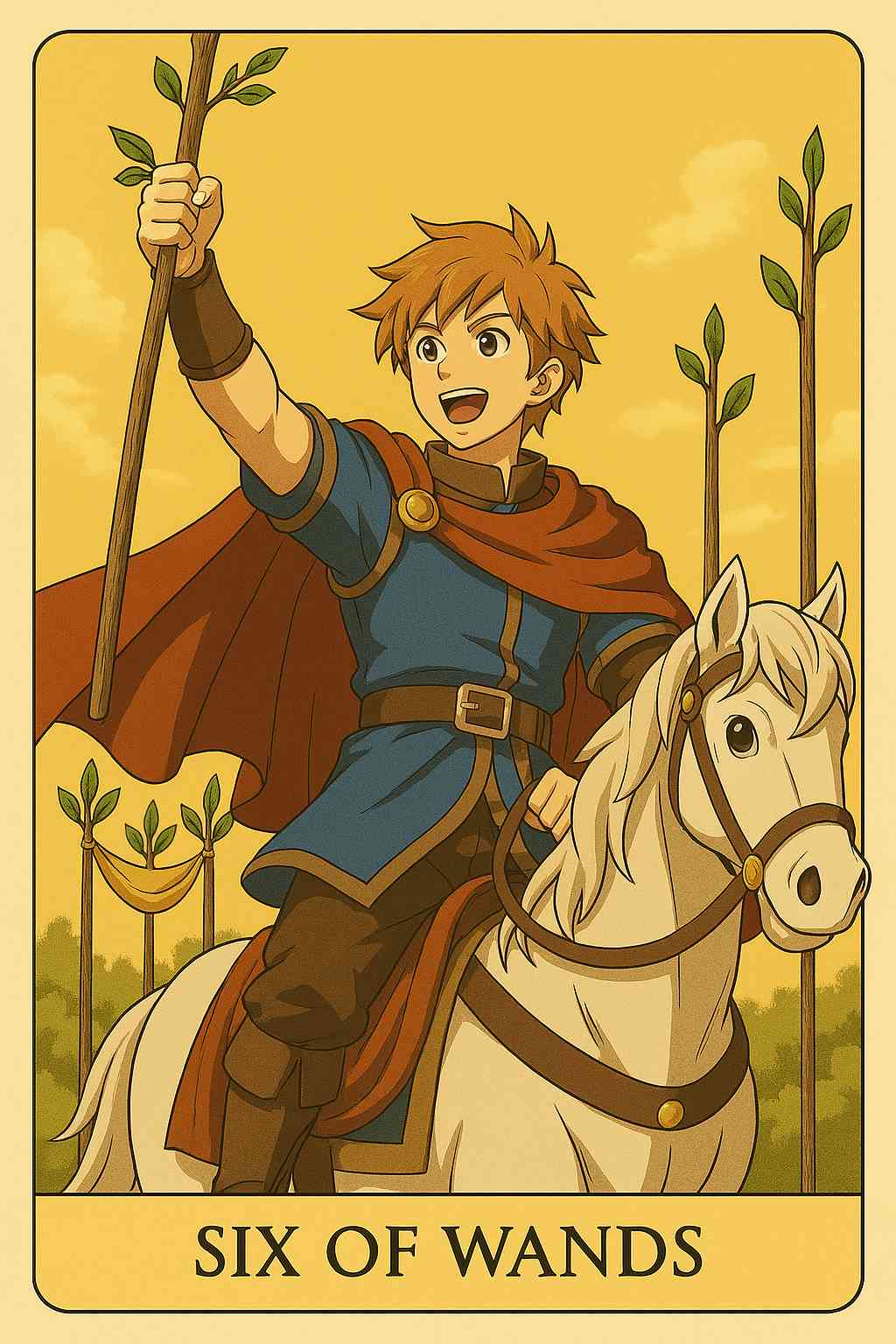 Six of Wands tarot card