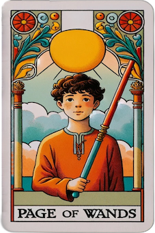 Page of Wands tarot card