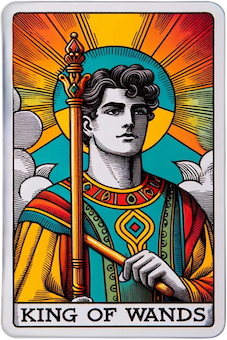 King of Wands tarot card