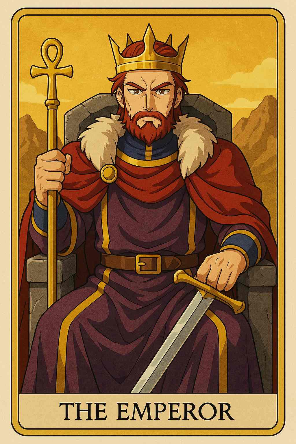 The Emperor tarot card