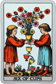 Six of Cups tarot card