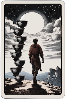 Eight of Cups tarot card