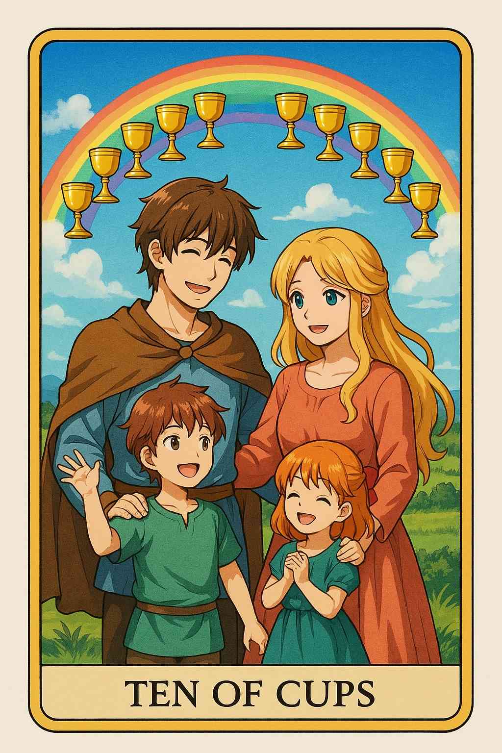 Ten of Cups tarot card