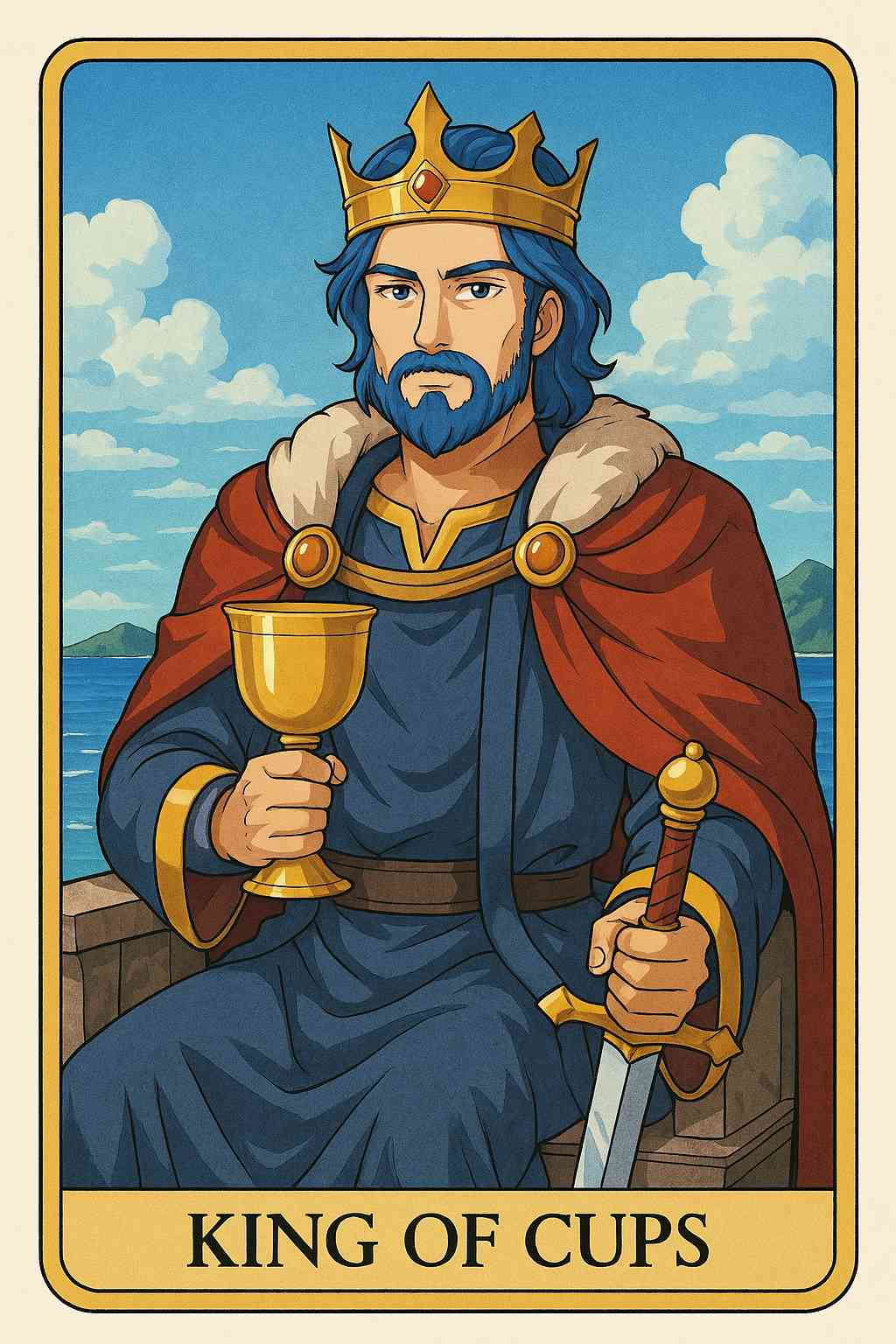 King of Cups tarot card