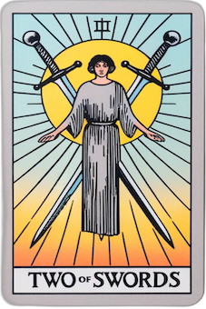 Two of Swords tarot card