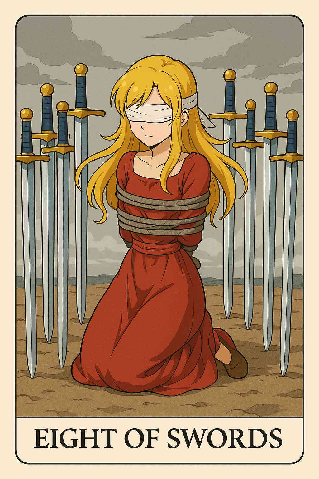 Eight of Swords tarot card