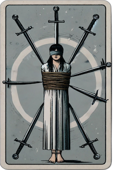 Eight of Swords tarot card