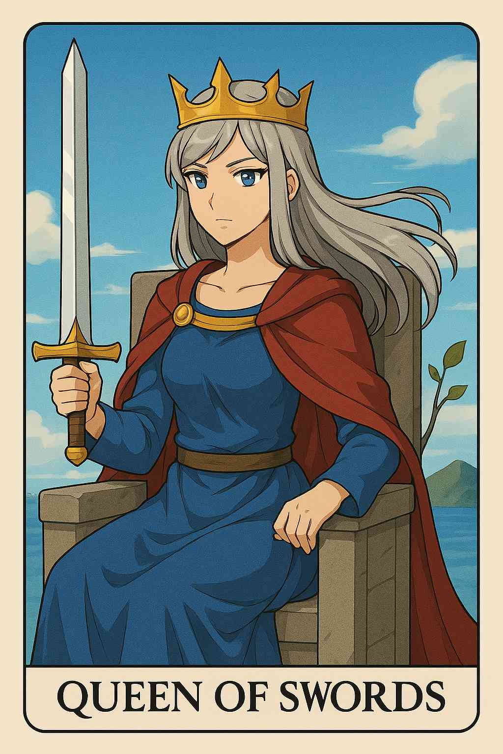 Queen of Swords tarot card