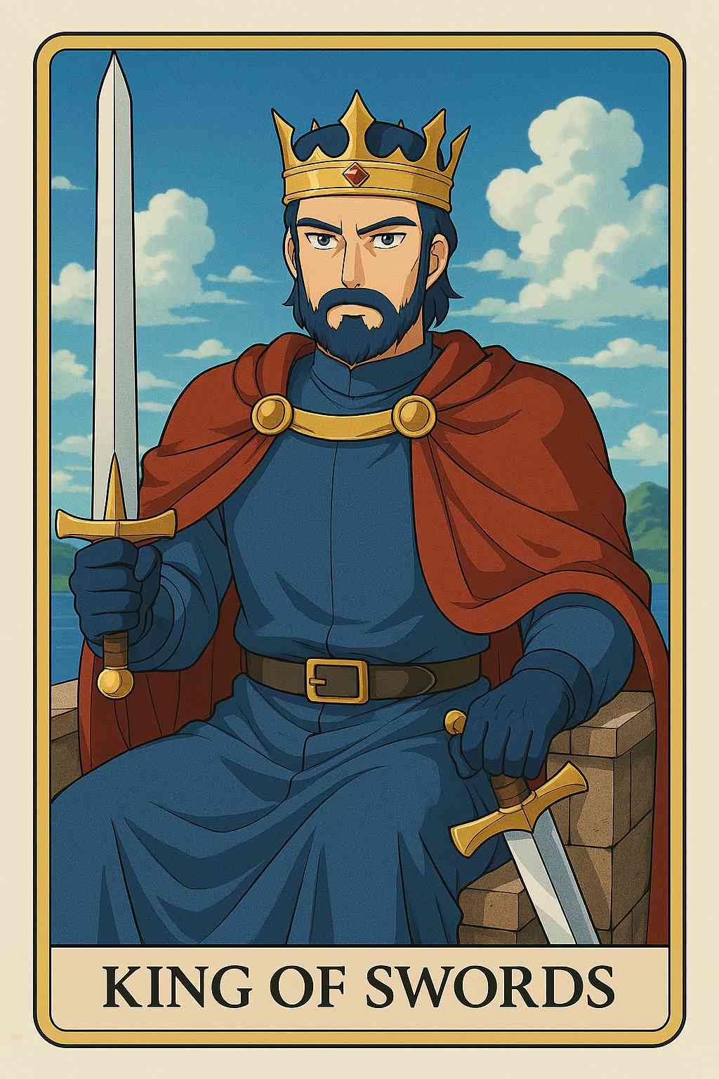 King of Swords tarot card