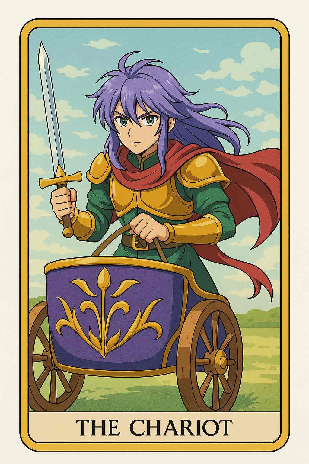 The Chariot tarot card