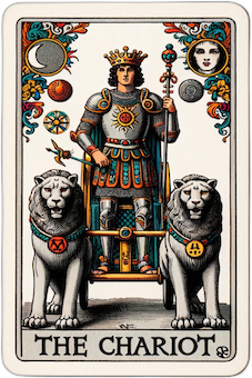 The Chariot tarot card