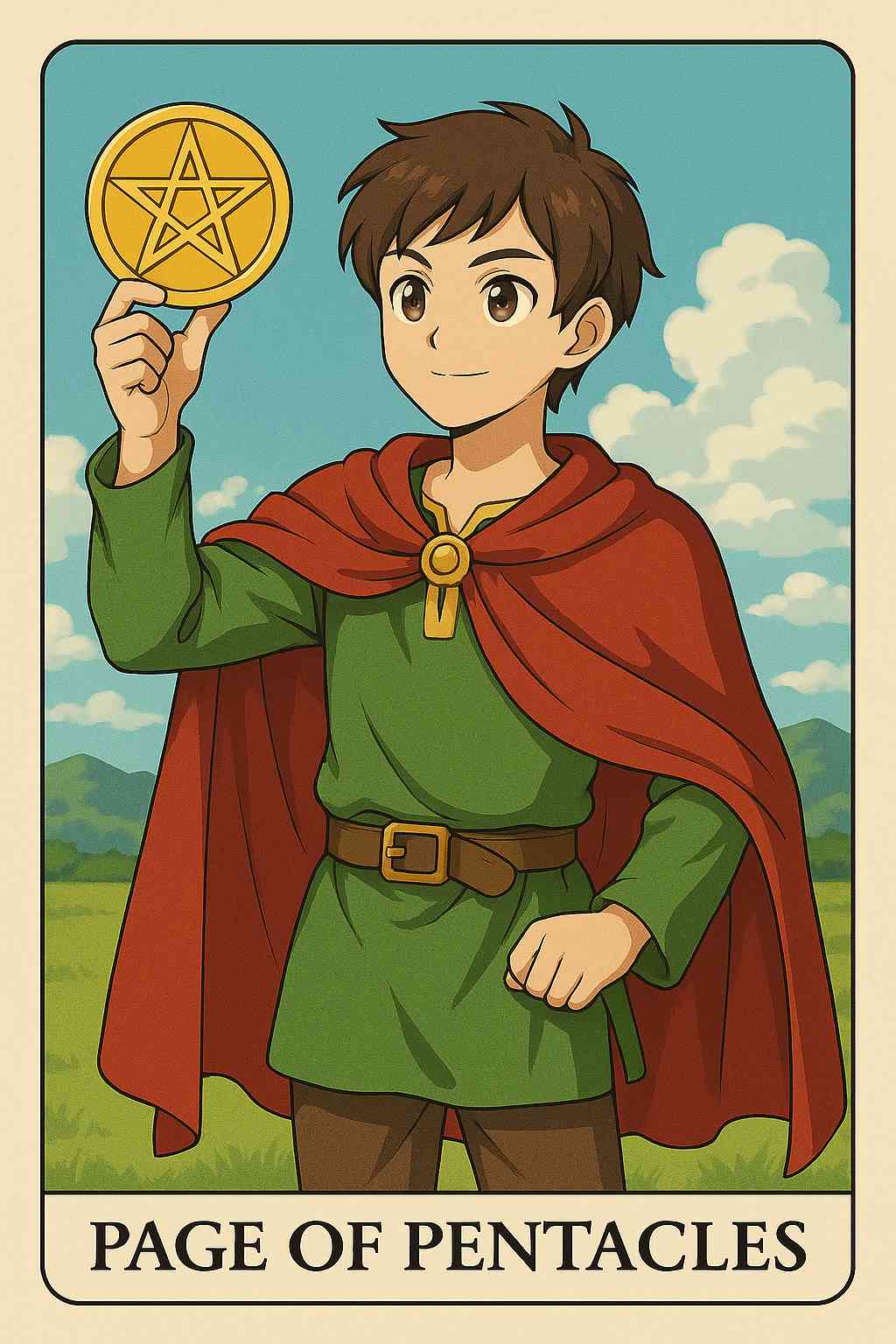 Page of Pentacles tarot card