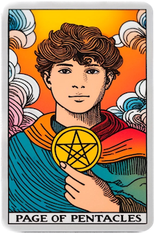 Page of Pentacles tarot card