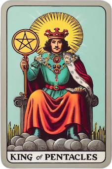 King of Pentacles tarot card