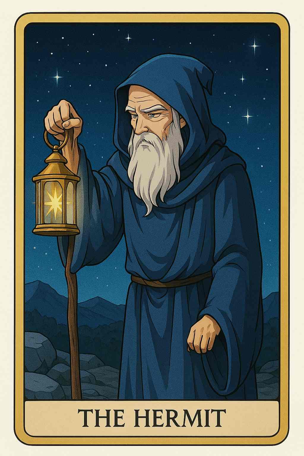 The Hermit tarot card